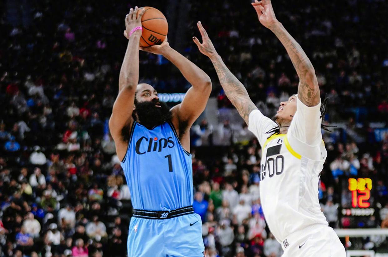 新疆队险胜吉林队，哈登关键制胜